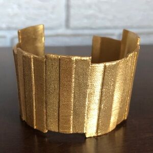 Stephanie Kantis 24k gold plated bangle